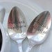 Hand Stamped Coffee Spoons