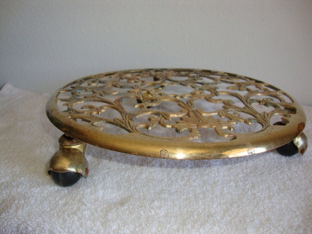 brass plant stand