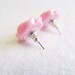 Pink Flower Earrings