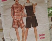 Vintage Sewing Pattern 1960s Jumpsuits Shorts Suit Pantdress