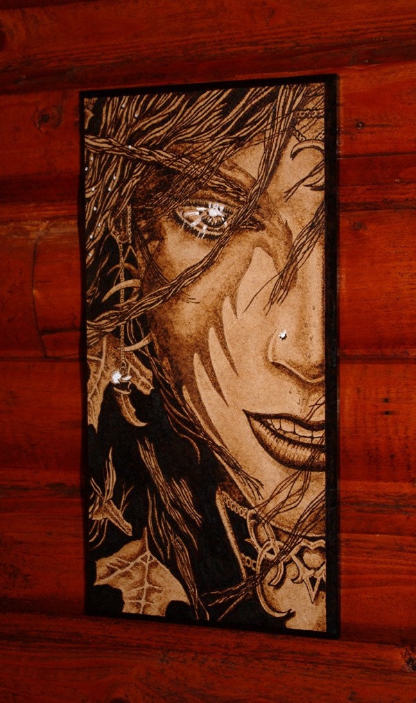 Night Elf pyrography