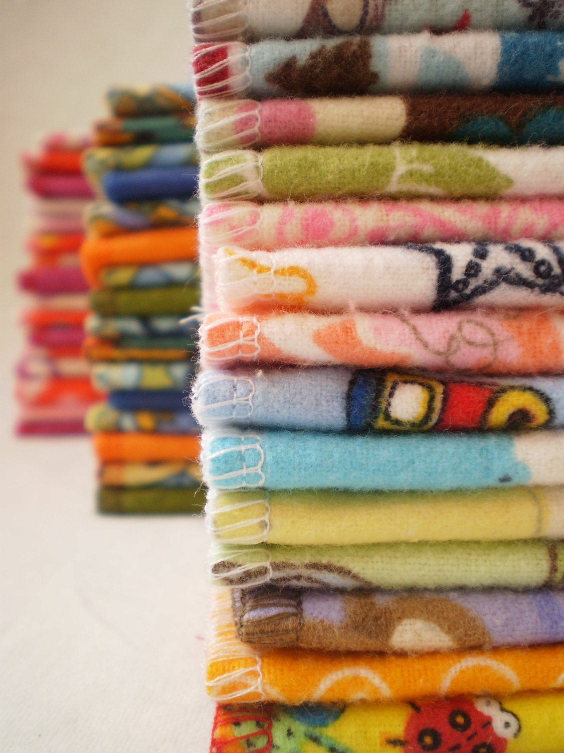 Reusable Cloth Wipes Pack of 16--Made To Order