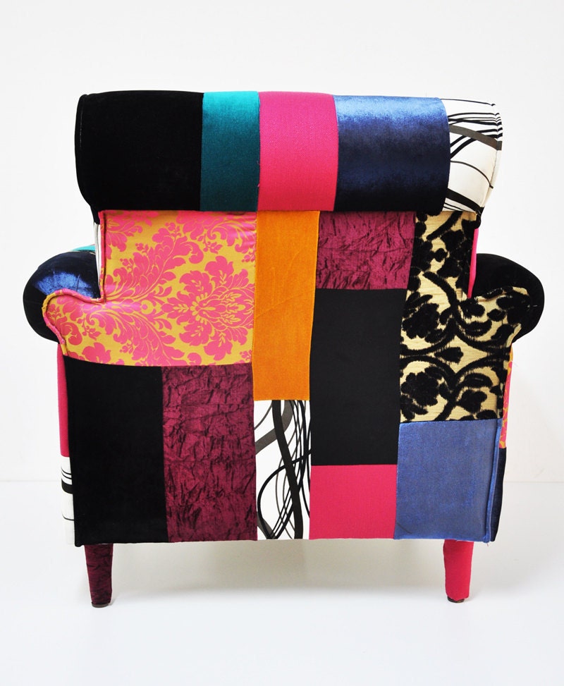 Reserved Listing for Darrah McCaulley: 2 custom armchairs & 2 additional solid fabric accent pillows