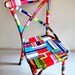 4 x colorful Thonet dining chairs (custom order)