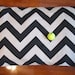 Black/Denton Chevron Pet Dog Duvet Cover-Large
