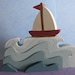 Kids Wooden Toy Sailboat 1