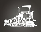 Construction Paver Genesis 45:7 Wall Decal