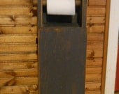 Primitive Farmhouse toilet paper holder
