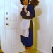 White Swan 1950s Black Maids uniform Size Medium
