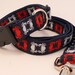 Crabs Dog Leash - 5ft Preppy Navy with Red and White Crab