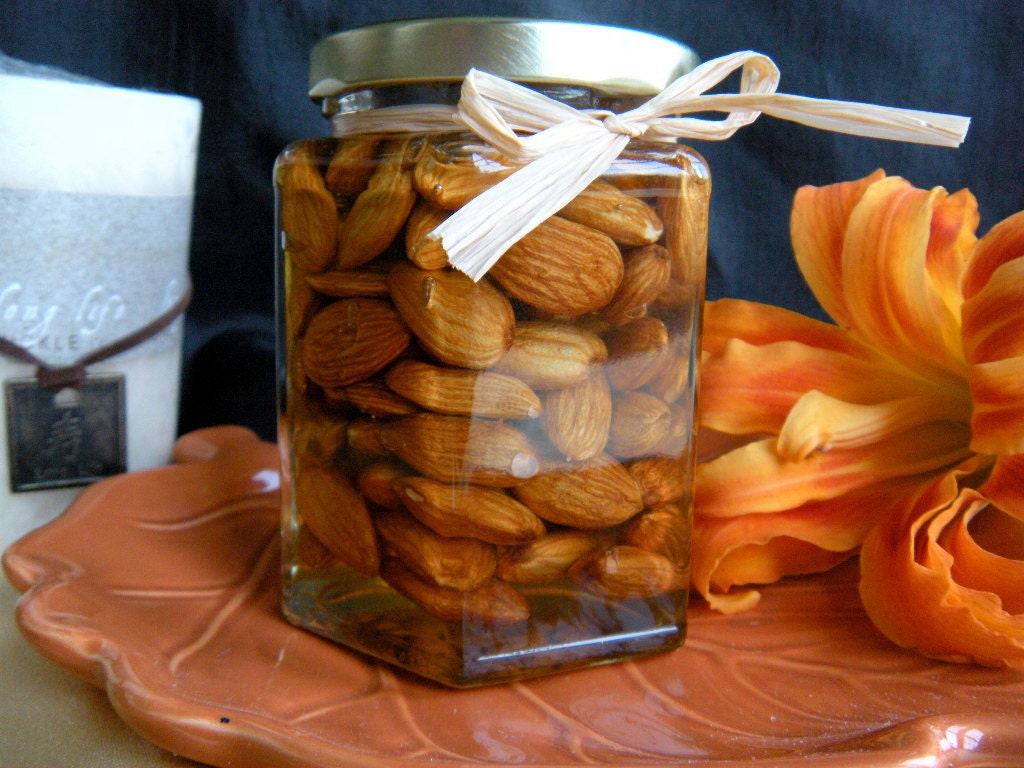 Almonds & Honey Mothers Day Gift, Natural Healthy Gift, Food For Gift Baskets