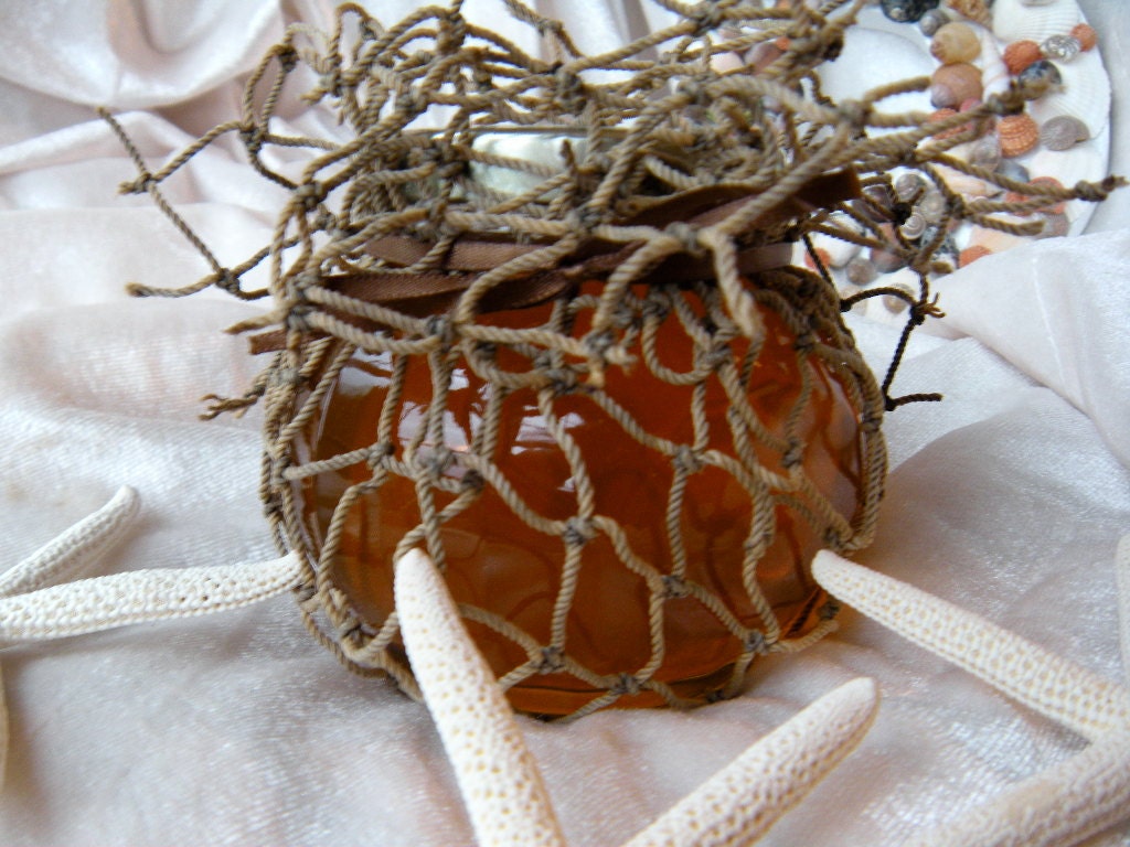 Best Man Gift, Honey Jar In Fish Net, Fishing Themed Wedding, Beach Wedding, Groomsmen Gift