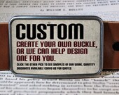 Custom belt buckle - specialzed belt buckle CUS