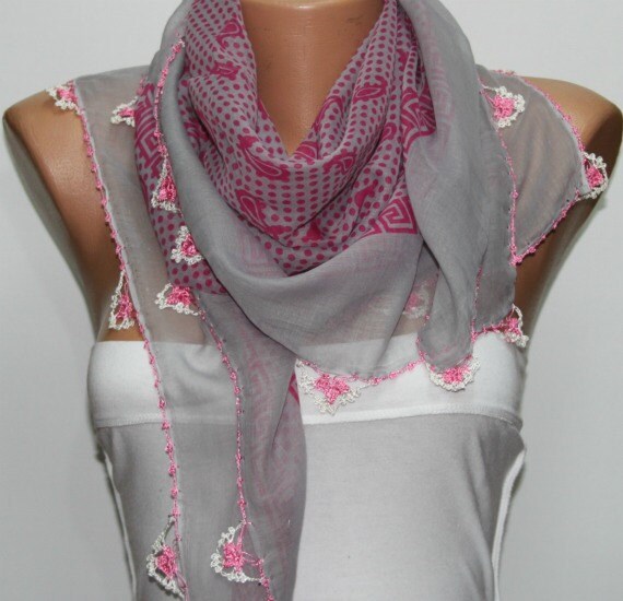 Turkish Anatolians Scarf - Oya - Yemeni - Cowl - Multicolor - New