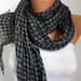 Plaid Women Shawl Scarf - Cowl Scarf - fatwoman