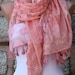 Tea Rose Scarf -  Cowl