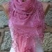 Pink Scarf - Cotton Scarf -  Cowl Scarf Shawl Scarf - fatwoman