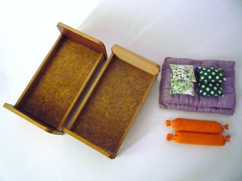 Vintage Miniature Bedroom for a Doll House