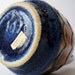 Vintage Blue VEB Haldensleben Fat Lava Vase