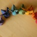 Rainbow Felted Bunnies Set Pure Wool Handmade Toy Set Great Gift for Bunny Lovers of all Ages and SAME SEX WEDDING Gift or Cake Topper