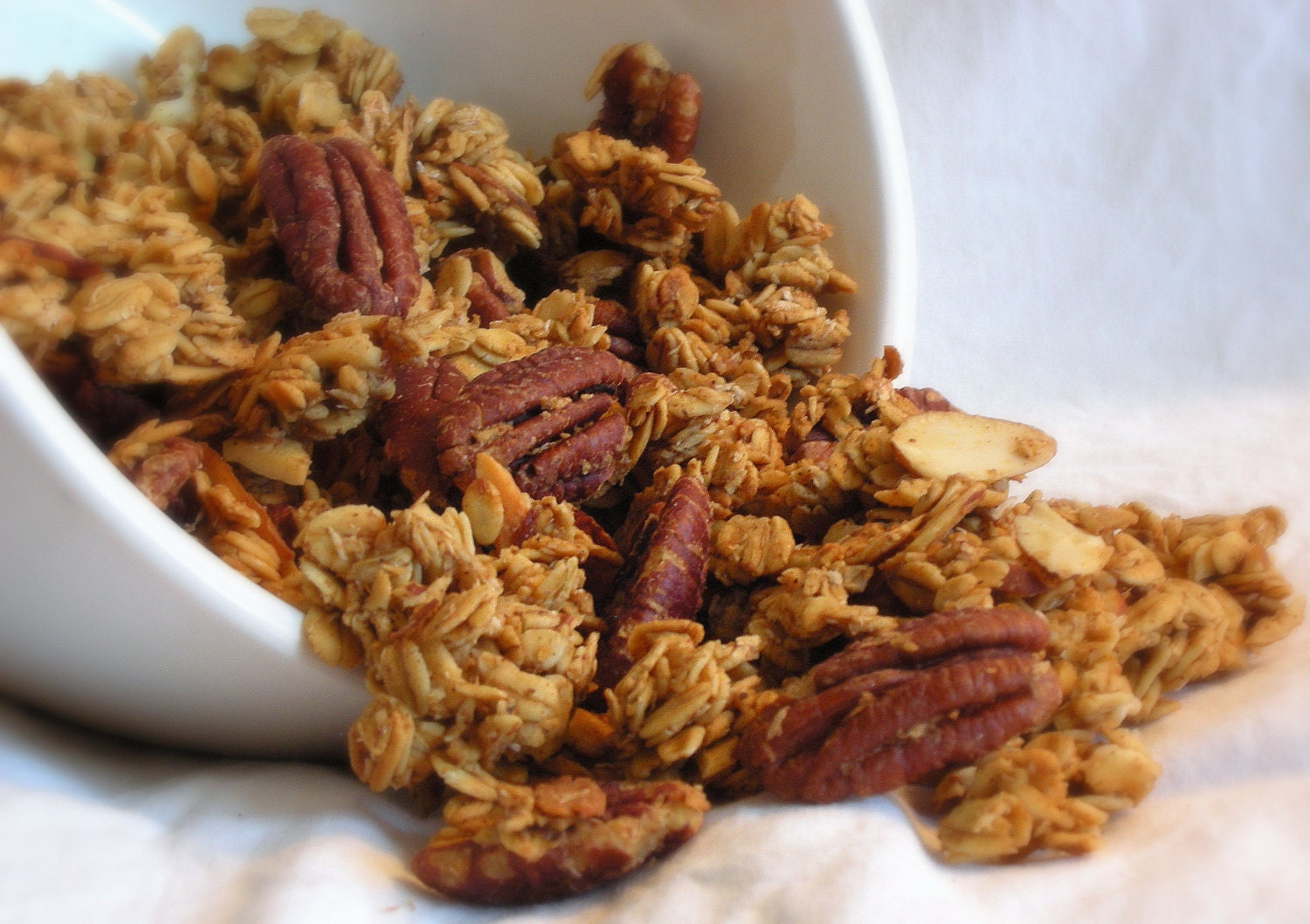 Oatmeal Cookie Gourmet Granola - all natural & vegan - pecans, almonds, oats, cinnamon 12 oz bag