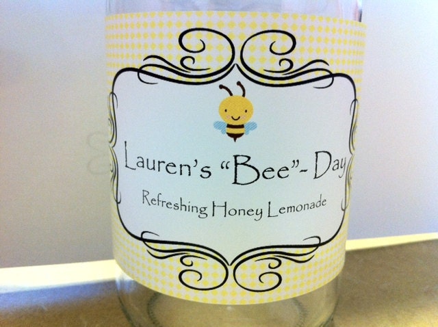 Bumble Bee Bottle Wraps