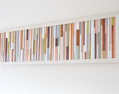 Mid Century Sculpture Modern Wall Art Wood, skinny wood pieces - featured on ApartmentTeraphy.Com