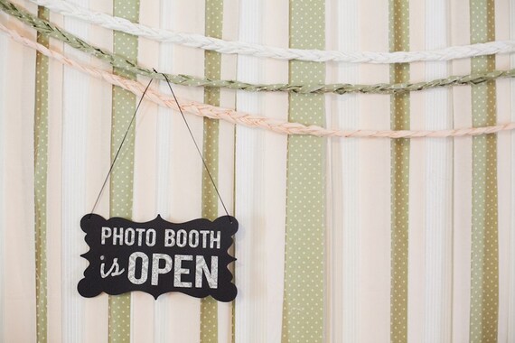 Photo Booth Prop - Open / Closed Sign (2-sided)