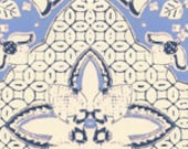 Quadrille China Seas 20" New Batik -  French Blue Navy on Off White