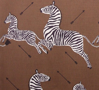 Scalamandre Zebras 20" Pillow Cover - Safari Brown