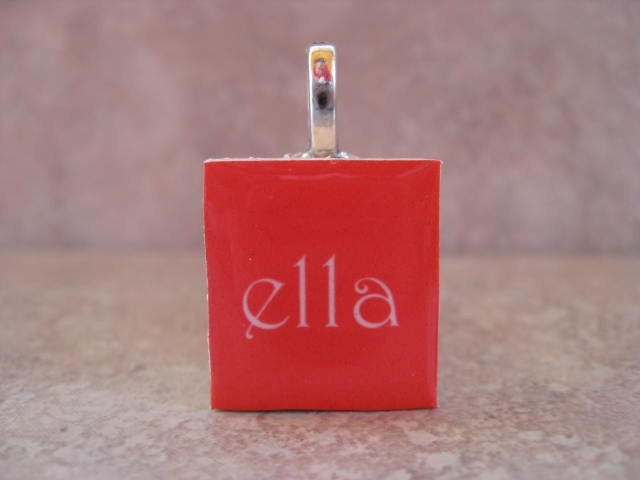 Personalized Name Scrabble Tile Pendant, custom, party favor, birthday gift, party gift, party ideas FREE CHAIN