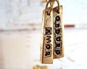 Love Endures Bronze Necklace