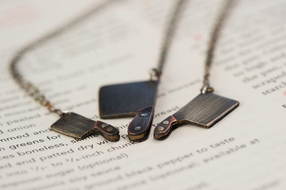 Cleaver Charm Necklace (Medium)