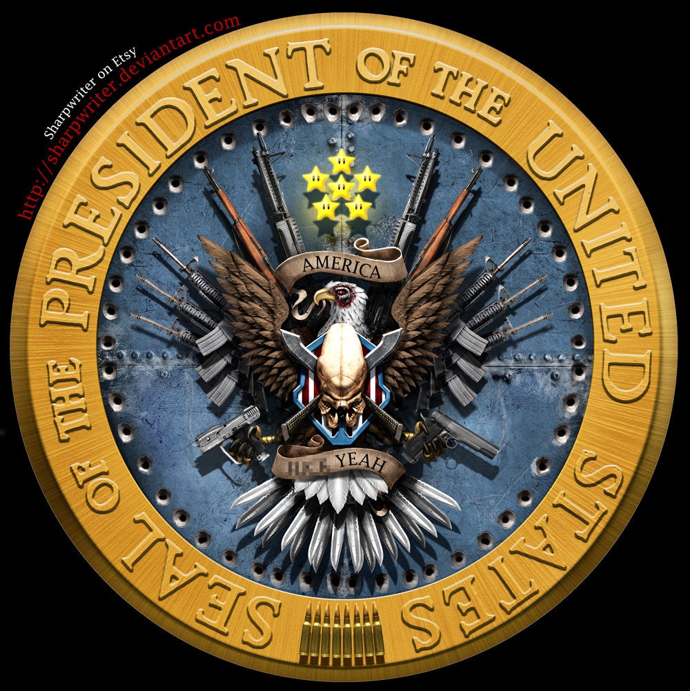 The New & Improved Presidential Seal Uncensored 11x17 Print