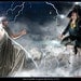 Ben Franklin vs. Zeus HQ 11x17 Print