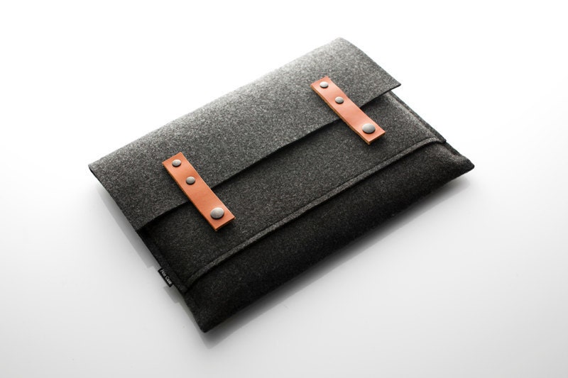 13 Inch MacBook Pro Case - Anthracite Wool Felt (Anthrud)