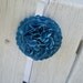 Large Blue Carnation Paper Flower - Rose - Ranunculus