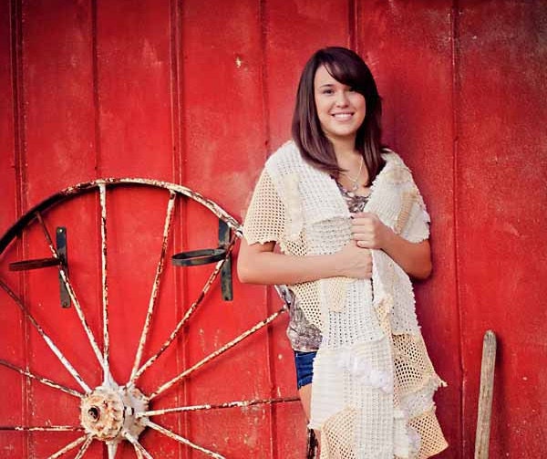 CUSTOM made to order rustic french country prairie girl texas cowgirl Shabby Crochet Bride Shawl Shrug Vintage Laces Roses Tattered