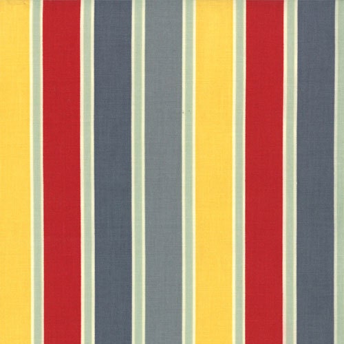 Salt Air by Cosmo Cricket for Moda - Deck Chairs in Summer - 1/2 Yard