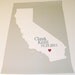 Custom Wedding Poster Guestbook Size Personalized Map All 50 States Available Great Wedding Gift Engagement Gift