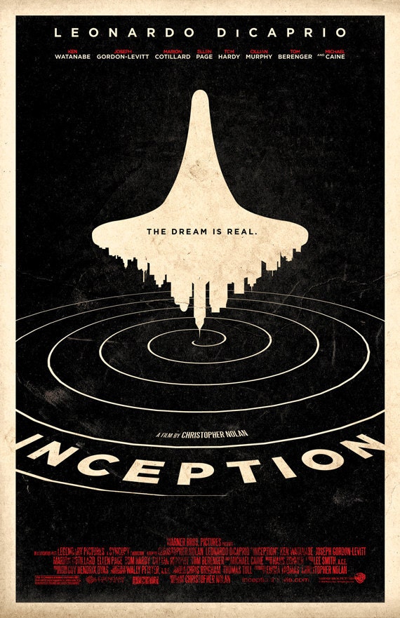 Inception 11x17 Movie Poster