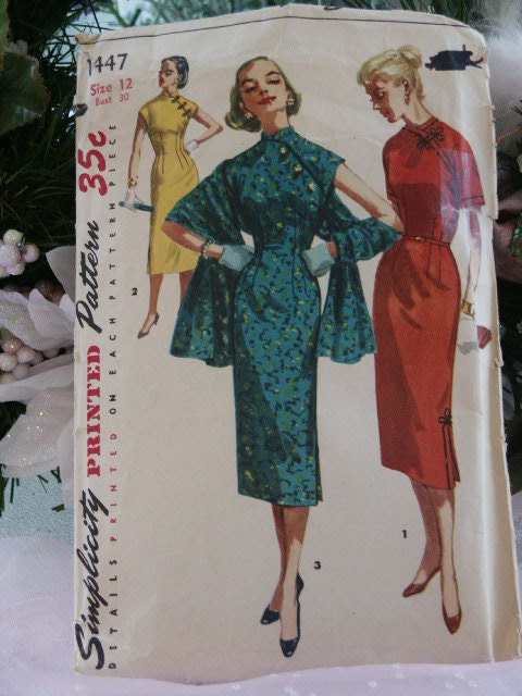vintage simplicity orient inspired chinese by ladyjanetvintage chinese sewing patterns 480x640 il 570xN.281657662 Chinese Sewing Patterns