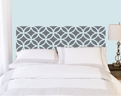 Twin Headboard decal  - Vinyl wall sticker decal - circles pattern