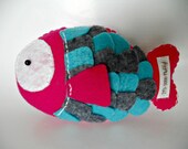 Fluffy Pink Fish