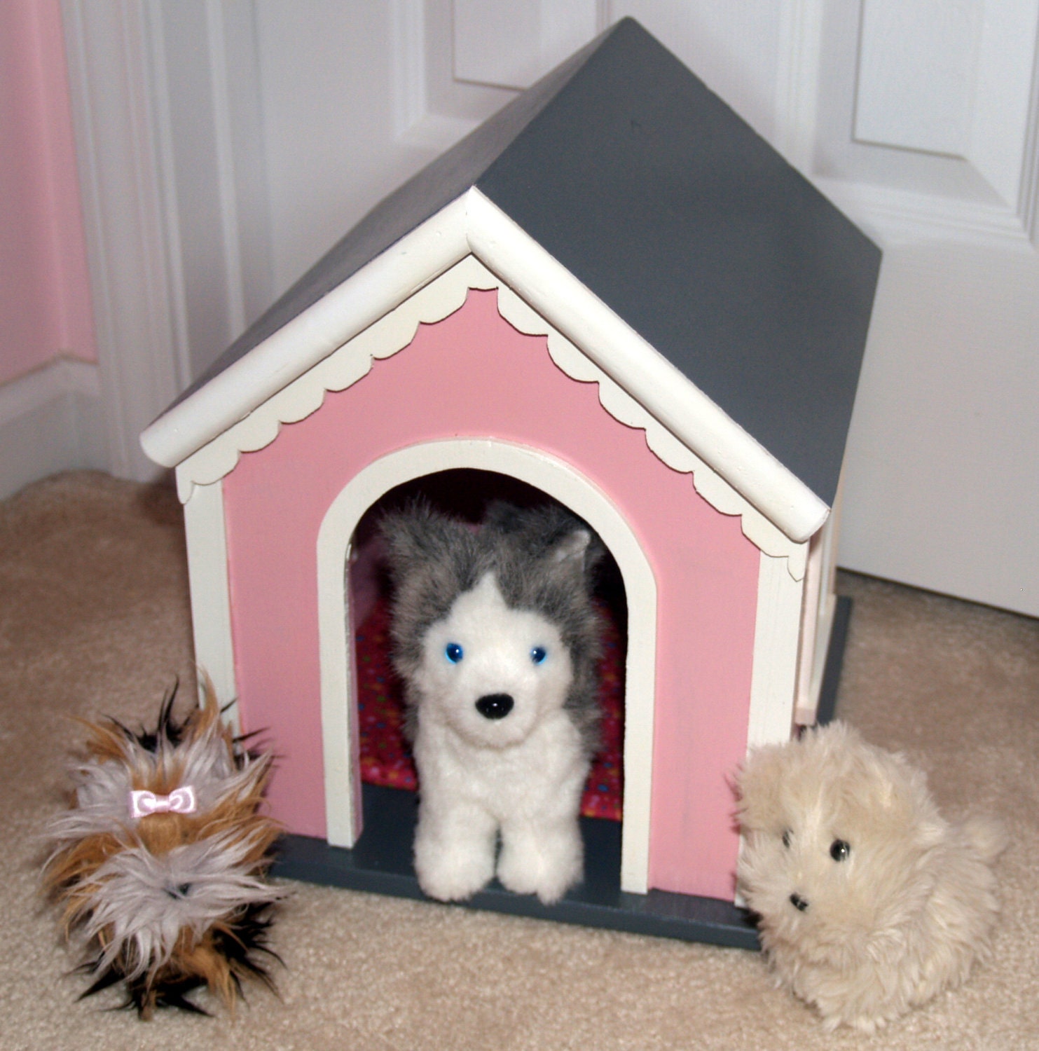 Dog House for American Girl Type Pets or Stuffed Animals