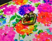 Floral Trinket Box Vibrant Vintage