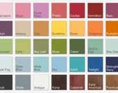 Paint Color and Stain Chart, Eclipsed by Nature Color Chart, Wood Samples