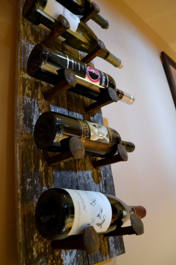 Barn Wood Wine Rack