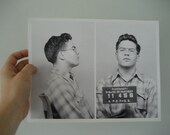 VINTAGE MUGSHOT PRINT