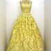 Evening dress "daisy " silk taffeta